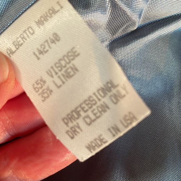 Linen / lace skirt suit - Picture 11 of 13